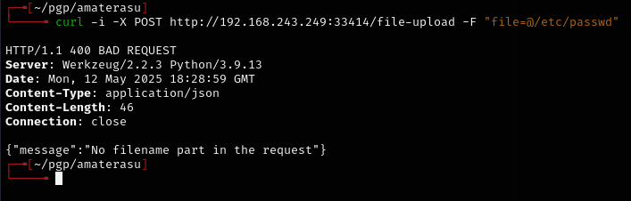 Include "file" parameter