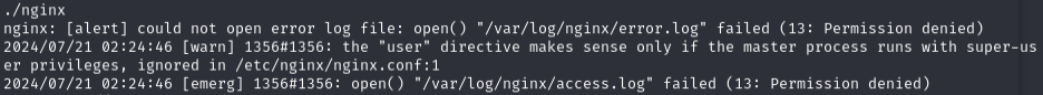 nginx permissions