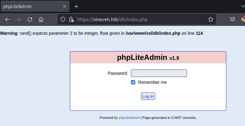 phpLiteAdmin