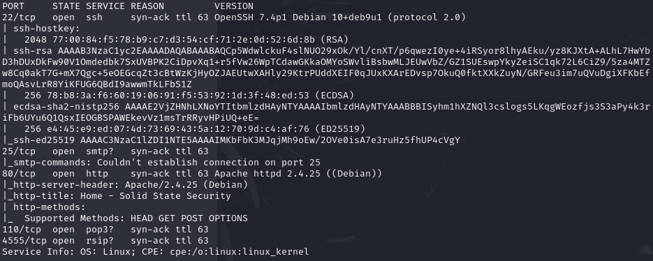 Nmap continued
