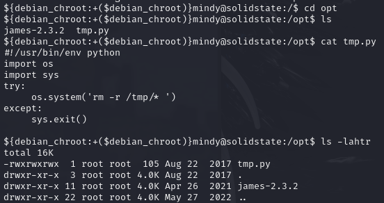 World writable script
