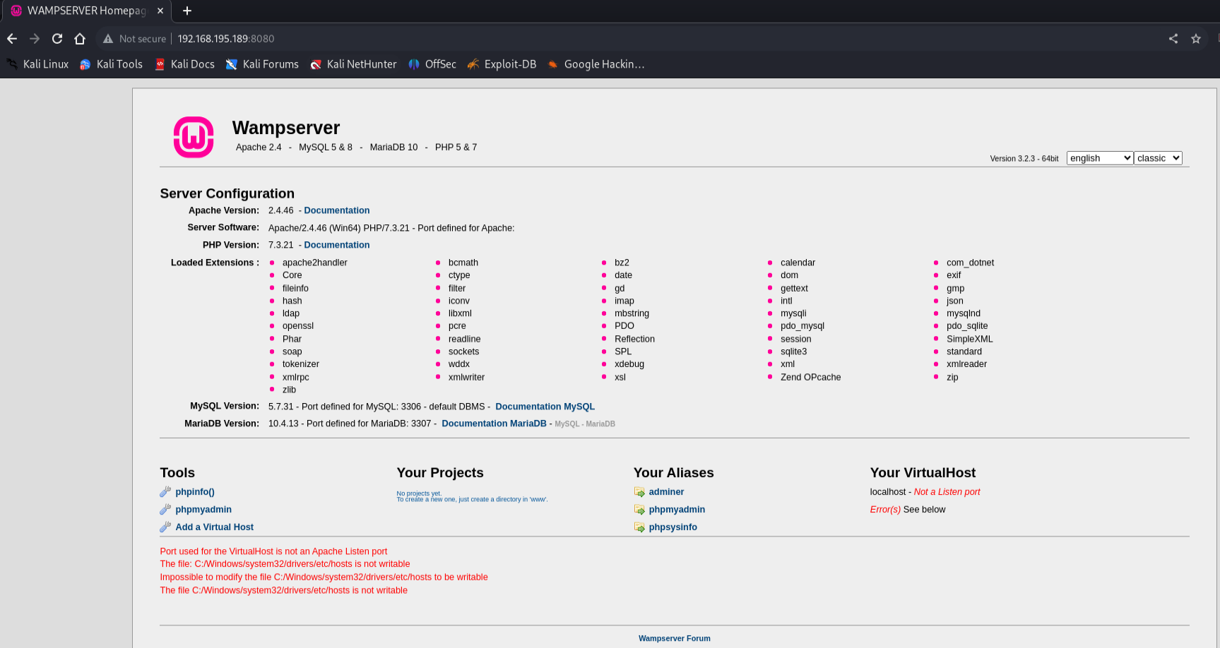 Browsing through proxy