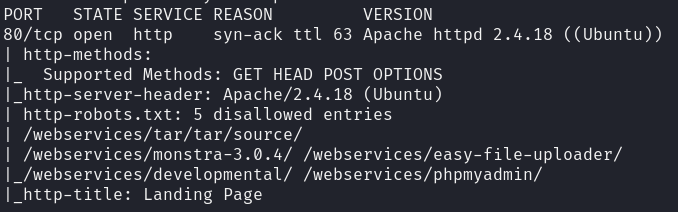 Directory enumeration