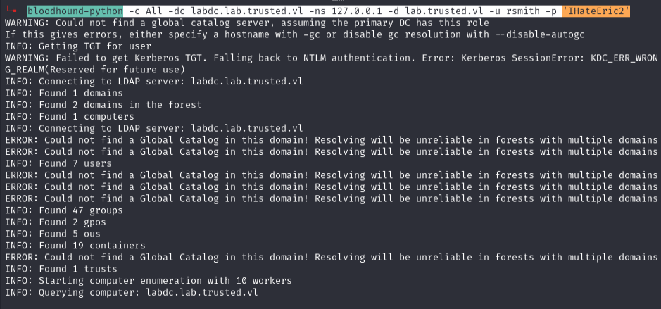 BloodHound collection